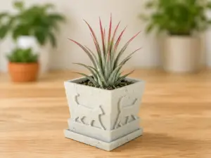 Square Cat Succulent Planter