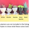 Cute Baby Elephant Succulent Planter Pot - 3D Printed Elephant Planter - Flower Pot For Succulents - Air Plant Holders - Image 5