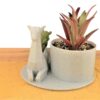 Deer Planter With Pot - 3D Printed Animal Planters - Double Planters- Flower Pot For Succulents - Image 2