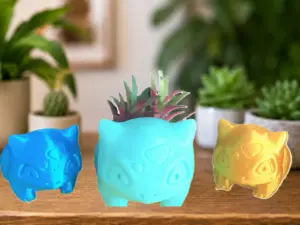 Super Cute Bulbasaur Succulent Planter