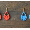 Love Baseball Necklace, Baseball Earrings - 3D Printed Jewelry Set, Earring Set - Earrings With Necklace Set - Image 9
