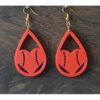 Love Baseball Necklace, Baseball Earrings - 3D Printed Jewelry Set, Earring Set - Earrings With Necklace Set - Image 7