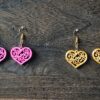 Heart Shaped Love Necklace, Love Earrings - 3D Printed Jewelry Set, Earring Set - Earrings With Necklace Set - Image 7