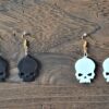 Skull Earrings, Skull Necklace - 3D Printed Jewelry Set, Earring Set - Earrings With Necklace Set - Image 7