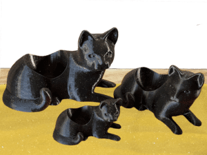 Black Cat Succulent Pot