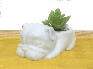 Bulldog Succulent Planter Pot